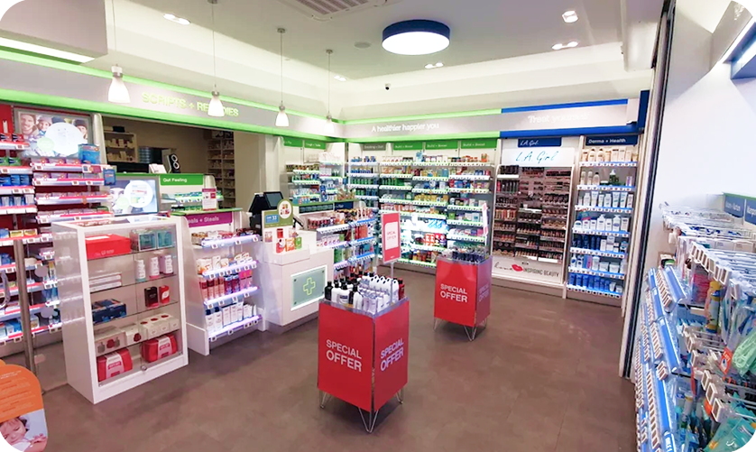 Inside Liberties CarePlus Pharmacy